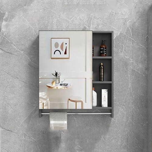 GHHDPDMJ Badezimmer-Wandschrank, Badezimmer-Spiegelschrank. Hinter dem Spiegel befindet Sich Stauraum. Wandmontierter Aufbewahrungsschrank mit Dämpfungs- und Pufferzubehör. Leises Öffnen und Schließe GHHDPDMJ Badezimmer-Wandschrank, Badezimmer-Spiegelschrank. Hinter dem Spiegel befindet Sich Stauraum. Wandmontierter Aufbewahrungsschrank mit Dämpfungs- und Pufferzubehör. Leises Öffnen und Schließe von GHHDPDMJ