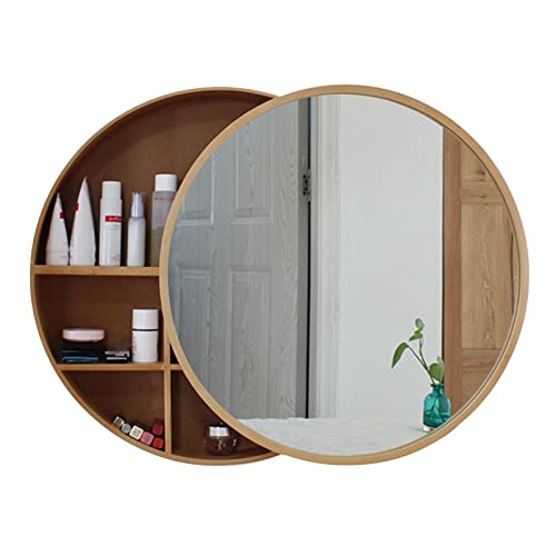 GHHDPDMJ Badezimmer-Wandschrank aus Massivholz mit runder Schiebetür, Spiegel und Stauraum, ideal als Dekoration für Badezimmer und Wohnzimmer, Medizinschrank, Spiegelschränke für die Aufbewahrung zu GHHDPDMJ Badezimmer-Wandschrank aus Massivholz mit runder Schiebetür, Spiegel und Stauraum, ideal als Dekoration für Badezimmer und Wohnzimmer, Medizinschrank, Spiegelschränke für die Aufbewahrung zu von GHHDPDMJ