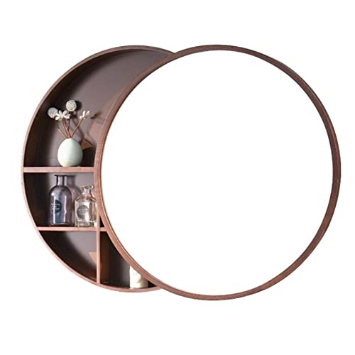 GHHDPDMJ Badezimmer-Wandschrank mit Schiebespiegel, Medizinschränken und runden Regalen für Küche/Waschküche. Schminkspiegelschrank aus Holz zur Aufbewahrung und Organisation. GHHDPDMJ Badezimmer-Wandschrank mit Schiebespiegel, Medizinschränken und runden Regalen für Küche/Waschküche. Schminkspiegelschrank aus Holz zur Aufbewahrung und Organisation. von GHHDPDMJ