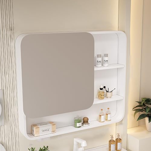GHHDPDMJ Badezimmerspiegelschrank, Badezimmer-Wandschrank, geräuschloses Scharnier aus Aluminiumlegierung, rechteckiger Badezimmerspiegelschrank mit Stauraum hinter dem Spiegelschrank und Stauraum da GHHDPDMJ Badezimmerspiegelschrank, Badezimmer-Wandschrank, geräuschloses Scharnier aus Aluminiumlegierung, rechteckiger Badezimmerspiegelschrank mit Stauraum hinter dem Spiegelschrank und Stauraum da von GHHDPDMJ