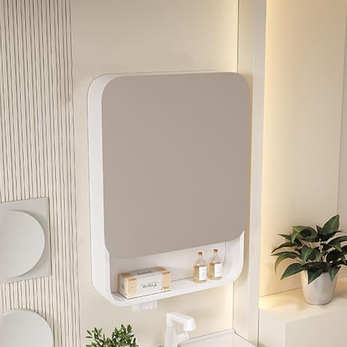 GHHDPDMJ Badezimmerspiegelschrank, Badezimmer-Wandschrank, geräuschloses Scharnier aus Aluminiumlegierung, rechteckiger Badezimmerspiegelschrank mit Stauraum hinter dem Spiegelschrank und Stauraum da GHHDPDMJ Badezimmerspiegelschrank, Badezimmer-Wandschrank, geräuschloses Scharnier aus Aluminiumlegierung, rechteckiger Badezimmerspiegelschrank mit Stauraum hinter dem Spiegelschrank und Stauraum da von GHHDPDMJ