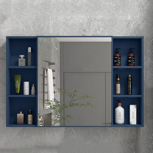 GHHDPDMJ Badezimmerspiegelschrank, Wandmontierter Aufbewahrungsschrank, Vielfältige Aufbewahrung, Wasserdicht und Feuchtigkeitsbeständig, Badezimmer-Medizinschrank aus Aluminium mit Handtuchhalter un GHHDPDMJ Badezimmerspiegelschrank, Wandmontierter Aufbewahrungsschrank, Vielfältige Aufbewahrung, Wasserdicht und Feuchtigkeitsbeständig, Badezimmer-Medizinschrank aus Aluminium mit Handtuchhalter un von GHHDPDMJ