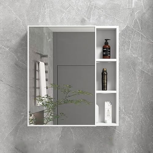 GHHDPDMJ Badezimmerspiegelschrank, Wandmontierter Aufbewahrungsschrank, Vielfältige Aufbewahrung, Wasserdicht und Feuchtigkeitsbeständig, Badezimmer-Medizinschrank aus Aluminium mit Handtuchhalter un GHHDPDMJ Badezimmerspiegelschrank, Wandmontierter Aufbewahrungsschrank, Vielfältige Aufbewahrung, Wasserdicht und Feuchtigkeitsbeständig, Badezimmer-Medizinschrank aus Aluminium mit Handtuchhalter un von GHHDPDMJ