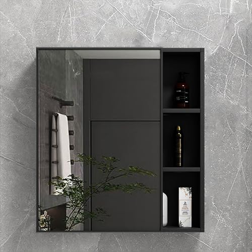 GHHDPDMJ Badezimmerspiegelschrank, Wandmontierter Aufbewahrungsschrank, Vielfältige Aufbewahrung, Wasserdicht und Feuchtigkeitsbeständig, Badezimmer-Medizinschrank aus Aluminium mit Handtuchhalter un GHHDPDMJ Badezimmerspiegelschrank, Wandmontierter Aufbewahrungsschrank, Vielfältige Aufbewahrung, Wasserdicht und Feuchtigkeitsbeständig, Badezimmer-Medizinschrank aus Aluminium mit Handtuchhalter un von GHHDPDMJ