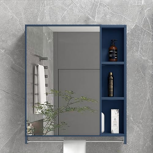 GHHDPDMJ Badezimmerspiegelschrank, beleuchteter Spiegelschrank für vielfältige Aufbewahrung im Badezimmer, wasserdicht und feuchtigkeitsbeständig, intelligenter Badezimmer-Medizinschrank mit platzspa von GHHDPDMJ