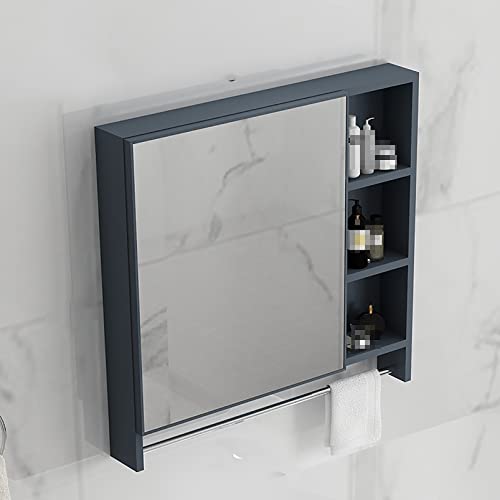 GHHDPDMJ Moderner Badezimmerschrank mit Spiegel, Wandspiegelschrank mit Metalltürscharnieren, stilvolle Spiegelschränke zur Aufbewahrung im Badezimmer, Schminktischspiegel inklusive, mehrere Größen u von GHHDPDMJ