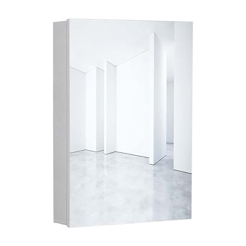 GHHDPDMJ Moderner Badezimmerspiegelschrank im Landhausstil mit Tür aus Aluminiumlegierung, Kleiner Badezimmerschrank zur Wandmontage, Schwarz, 40 x 60 cm GHHDPDMJ Moderner Badezimmerspiegelschrank im Landhausstil mit Tür aus Aluminiumlegierung, Kleiner Badezimmerschrank zur Wandmontage, Schwarz, 40 x 60 cm von GHHDPDMJ