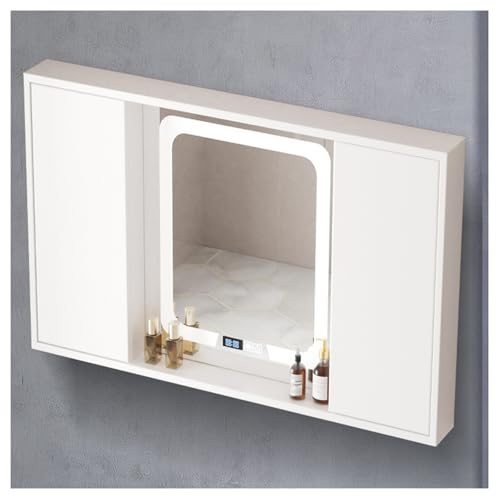GHHDPDMJ Moderner LED-Badezimmerspiegelschrank mit Antibeschlagfunktion 27,6 x 27,6 Zoll von GHHDPDMJ