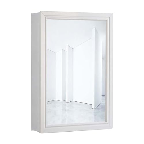 GHHDPDMJ Moderner schwarzer Badezimmerspiegelschrank im Landhausstil mit Tür aus Aluminiumlegierung, kleine Größe 40 x 60 cm GHHDPDMJ Moderner schwarzer Badezimmerspiegelschrank im Landhausstil mit Tür aus Aluminiumlegierung, kleine Größe 40 x 60 cm von GHHDPDMJ