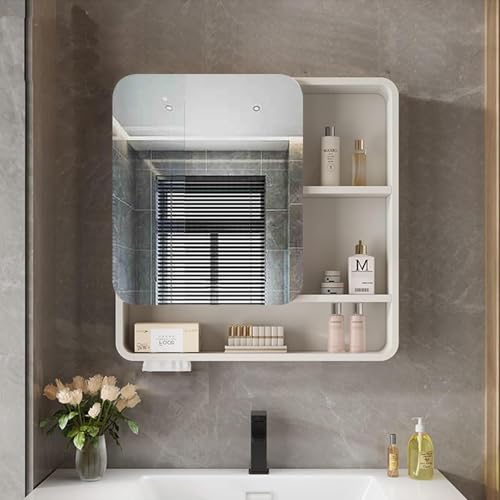 GHHDPDMJ Rechteckiger Badezimmerspiegelschrank, Badezimmer-Wandschrank, geräuschloses Scharnier, wasserdicht und feuchtigkeitsbeständig, Badezimmer-Medizinschrank mit großer Kapazität, Stauraum aus A GHHDPDMJ Rechteckiger Badezimmerspiegelschrank, Badezimmer-Wandschrank, geräuschloses Scharnier, wasserdicht und feuchtigkeitsbeständig, Badezimmer-Medizinschrank mit großer Kapazität, Stauraum aus A von GHHDPDMJ