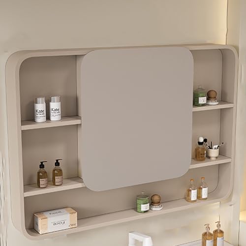 GHHDPDMJ Rechteckiger Badezimmerspiegelschrank, Wandschrank mit vielfältigem Stauraum und großer Kapazität, Badezimmer-Wandgarderobe aus Aluminiumlegierung mit großer Kapazität aus Aluminiumlegierung GHHDPDMJ Rechteckiger Badezimmerspiegelschrank, Wandschrank mit vielfältigem Stauraum und großer Kapazität, Badezimmer-Wandgarderobe aus Aluminiumlegierung mit großer Kapazität aus Aluminiumlegierung von GHHDPDMJ