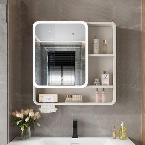 GHHDPDMJ Rechteckiger Badezimmerspiegelschrank, wandmontierter Badezimmerspiegelschrank, intelligente Touch-Taste, One-Click-Beschlagentfernungsfunktion, beleuchteter Spiegelschrank für Badezimmer mi GHHDPDMJ Rechteckiger Badezimmerspiegelschrank, wandmontierter Badezimmerspiegelschrank, intelligente Touch-Taste, One-Click-Beschlagentfernungsfunktion, beleuchteter Spiegelschrank für Badezimmer mi von GHHDPDMJ