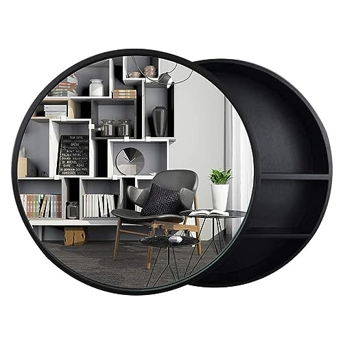 GHHDPDMJ Runder Badezimmer-Spiegelschrank mit Medizinschrank, Wandmontage, Waschtischunterschrank aus Holz mit 3-stöckigem Regal, modernes Design, einzigartiger Spiegelschrank GHHDPDMJ Runder Badezimmer-Spiegelschrank mit Medizinschrank, Wandmontage, Waschtischunterschrank aus Holz mit 3-stöckigem Regal, modernes Design, einzigartiger Spiegelschrank von GHHDPDMJ