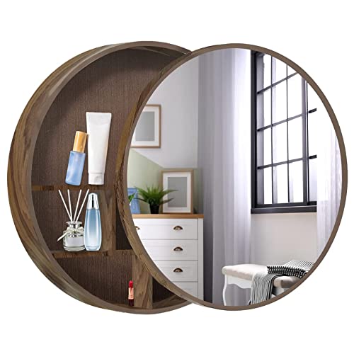 GHHDPDMJ Runder Spiegelschrank mit Schiebetür für Badezimmer, Badezimmer-Wandschrank aus Massivholz mit Stauraum und Medizinschrank, Moderne Wohnzimmerdekoration, Spiegelschränke mit Spiegel GHHDPDMJ Runder Spiegelschrank mit Schiebetür für Badezimmer, Badezimmer-Wandschrank aus Massivholz mit Stauraum und Medizinschrank, Moderne Wohnzimmerdekoration, Spiegelschränke mit Spiegel von GHHDPDMJ