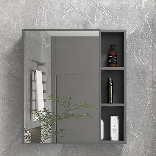 GHHDPDMJ Wandmontierter Aufbewahrungsschrank, Badezimmer-Wandaufbewahrungsschrank, hochauflösender Spiegel, leicht zu reinigen, Badezimmer-Wandschrank mit Dämpfungs- und Pufferzubehör (Größe: 40/50/6 GHHDPDMJ Wandmontierter Aufbewahrungsschrank, Badezimmer-Wandaufbewahrungsschrank, hochauflösender Spiegel, leicht zu reinigen, Badezimmer-Wandschrank mit Dämpfungs- und Pufferzubehör (Größe: 40/50/6 von GHHDPDMJ