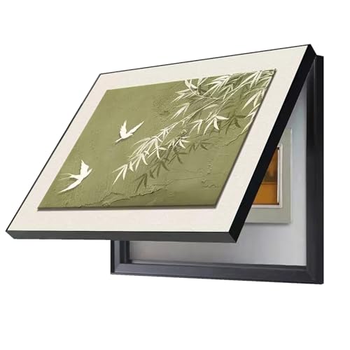 Abdeckung Sicherungskastenabdeckung Horizontal Elektrischer Zählerkasten Dekorativ Meter Box Wandkunst Schlafzimmer(C,80x60cm) von GHHQQZ