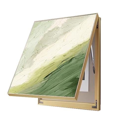 Dekoration Abdeckung Schaltkastens mit Hydraulischer Stangenabstützung Schalttafeldekoration Gemälde Romzähler Dekorativ Wohnzimmer(B,60x80cm) von GHHQQZ