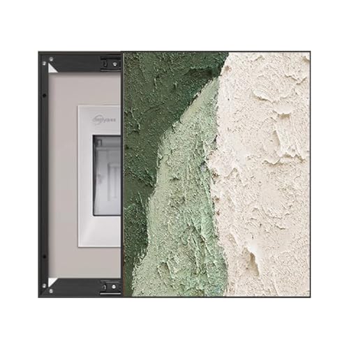 Dekorative Bemalung Eines Zählerkastens Push Pull Rechts Elektrizitätskasten Abdeckung Malerei Meter Box Wandkunst Schlafzimmer(C,50x70cm) von GHHQQZ