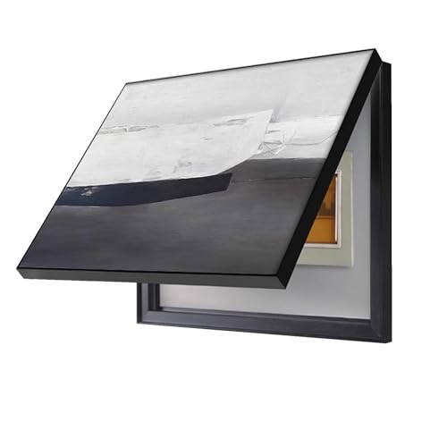 Dekorative Schaltkastenabdeckungen Einfache Installation Elektrizitätskasten Abdeckung Malerei Maskierung Verteilerkästen Eingangshallen(A,50x40cm) von GHHQQZ