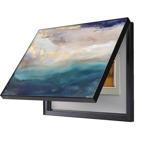 Dekorative Schaltkastenabdeckungen Einfache Installation Elektrizitätskasten Abdeckung Malerei Maskierung Verteilerkästen Eingangshallen(D,60x40cm) von GHHQQZ