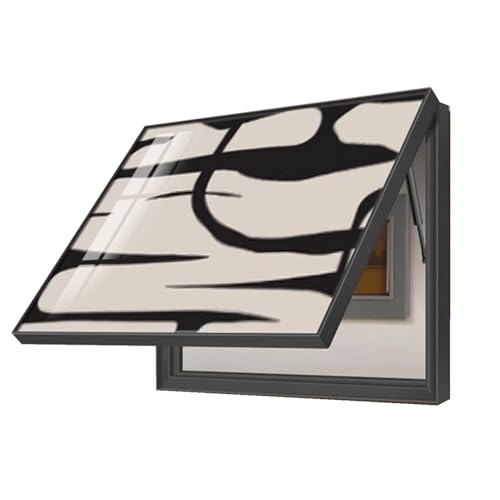 Electric Meter Box Cover mit Hydraulikstange Stromzähler Dekorativ Dekoration der Abdeckung des Schaltkastens Wohnzimmer(B,40x30cm) von GHHQQZ