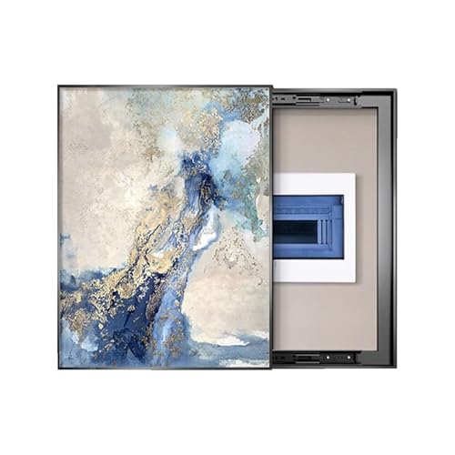 Elektrischer Zählerkasten Dekorativ Verteilerkasten Wandmalerei Links Push Pull Sicherungskastenabdeckung Esszimmer(A,40x50cm) von GHHQQZ