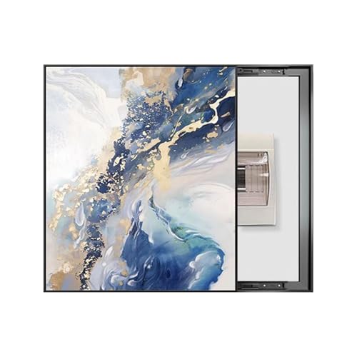 Elektrischer Zählerkasten Dekorativ Verteilerkasten Wandmalerei Links Push Pull Sicherungskastenabdeckung Esszimmer(D,45x60cm) von GHHQQZ