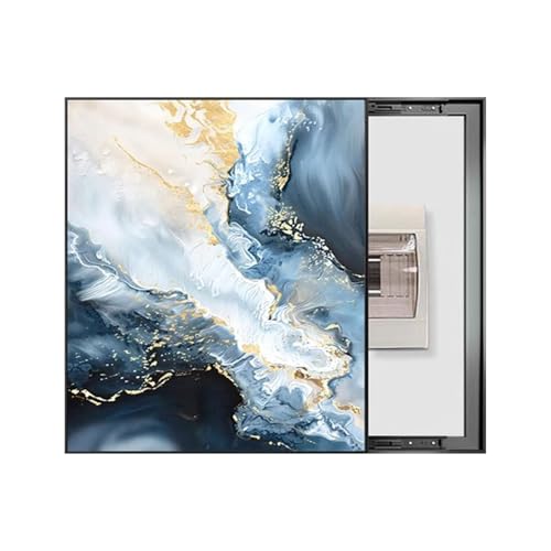 Elektrischer Zählerkasten Dekorativ Verteilerkasten Wandmalerei Links Push Pull Sicherungskastenabdeckung Esszimmer(E,40x50cm) von GHHQQZ