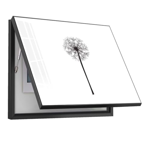 Elektrizitäts Zählerbox Dekorative Malerei Einfach Zählerkasten Abdeckung Bemalung Elektrischer Schaltkästen Wohnzimmer(E,50x40cm) von GHHQQZ
