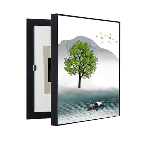 Elektrizitätsverteilerkasten Wandkunst Vertikal Zählerkasten Dekorativ Malerei Lackierung Versteckter Schalttafeln Korridor(D,40x50cm) von GHHQQZ