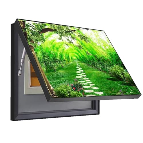 Elektrizitätszählerkasten Dekorative Malerei Hydraulisch Abdeckung für Stromzähler Versteckter Zählerkasten Malerei Küche(B,50x60cm) von GHHQQZ