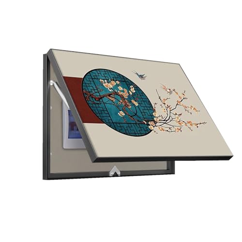 Elektrizitätszählerkasten Dekorative Malerei Zählerkasten Abdeckung Mit Hydraulischem Hebel Electric Meter Box Cover Speisesaal(B,40x50cm) von GHHQQZ