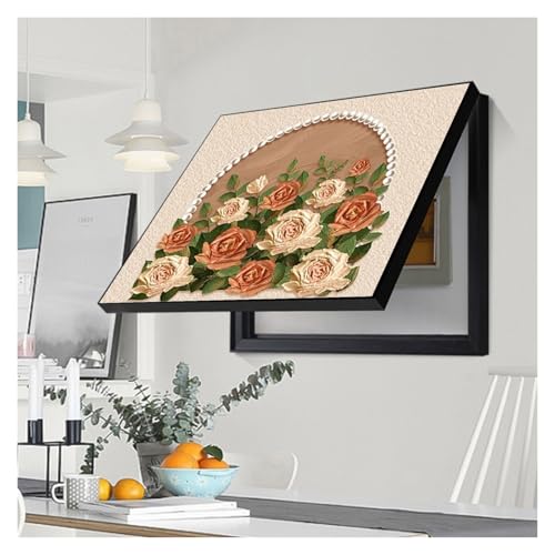 GHHQQZ LINGDSWULING Dekorative Abdeckung für Sicherungskasten Abdeckung der Verteilertafel Dekorative Farbe Verdeckter Zählerkasten Dekorative Farbe Electric Box Cover(B,40x50cm/16x20in) von GHHQQZ