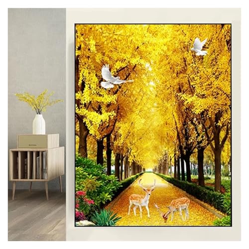 GHHQQZ Versteckte Unterbrecher-Abdeckung Kreativ Dekoratives Abnehmbar Modern Verteilerkastens Gemälde Versteckter Zählerkasten Zählerkastenabdeckung(D,45x55cm) von GHHQQZ