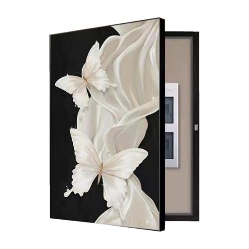 Schutzgehäuse für Leistungsschaltertafeln Öffnen Und Schließen mit Weniger Aufwand Stromzähler Dekorativ Zählerkasten Abdeckung Eingangsbereich(C,30x40cm) von GHHQQZ