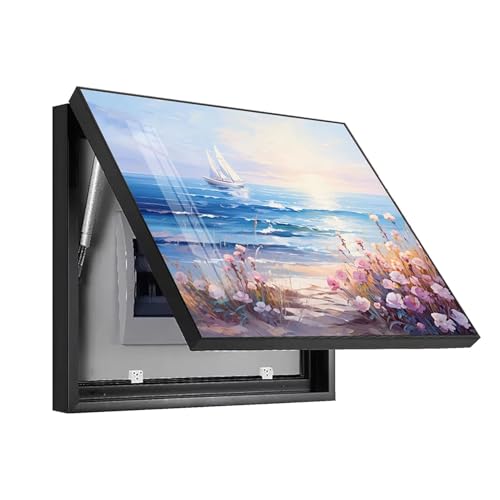 Schutzschaltertafel Aufklappen Elektrizitätskasten Abdeckung Malerei Bemalung Elektrischer Schaltkästen Küche(B,50x40cm) von GHHQQZ