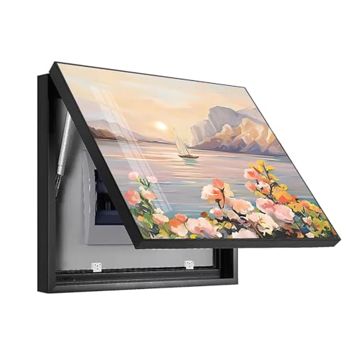 Schutzschaltertafel Aufklappen Elektrizitätskasten Abdeckung Malerei Bemalung Elektrischer Schaltkästen Küche(F,60x50cm) von GHHQQZ