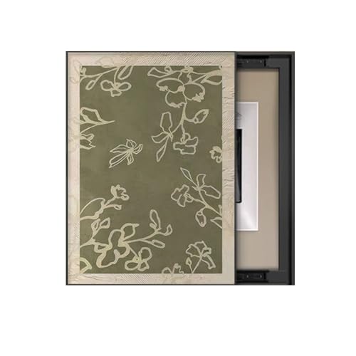 Sicherungskasten Abdeckung Malerei Push Pull Links Lackierung Versteckter Schalttafeln Dekorativer Zählerkasten Küche(A,50x70cm) von GHHQQZ