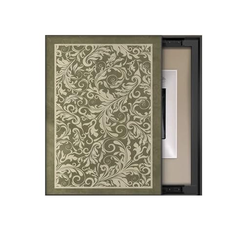 Sicherungskasten Abdeckung Malerei Push Pull Links Lackierung Versteckter Schalttafeln Dekorativer Zählerkasten Küche(B,50x70cm) von GHHQQZ
