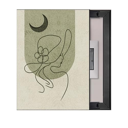 Sicherungskastenabdeckung Malerei Vertikal Verteilerkastenabdeckung Zählerkastenmalerei Schlafzimmer(B,40x60cm) von GHHQQZ