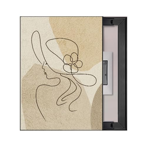 Sicherungskastenabdeckung Malerei Vertikal Verteilerkastenabdeckung Zählerkastenmalerei Schlafzimmer(F,40x50cm) von GHHQQZ