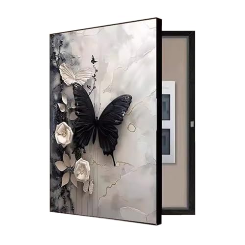 Verteilerkasten Dekoration Linke Klappe Zählerkasten Versteckte Malerei Sicherungskastenabdeckung Lackiert Korridor(B,40x50cm) von GHHQQZ