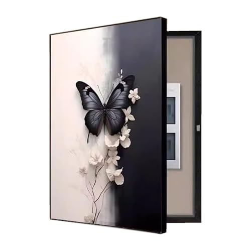 Verteilerkasten Dekoration Linke Klappe Zählerkasten Versteckte Malerei Sicherungskastenabdeckung Lackiert Korridor(C,40x50cm) von GHHQQZ