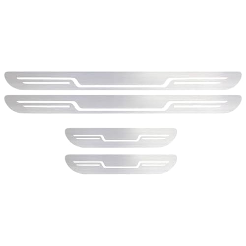 GHHVM Auto Einstiegsleisten Schutz für Mazda 3 Hatchback BP 2019-2020 2021 2022 2023 2024 2025, Edelstahl Auto Türschweller Schutz Autotürschwellenleiste Auto Willkommenspedal von GHHVM