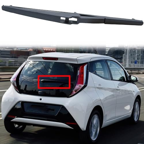 GHHVM Auto Heckscheibenwischer für Aygo 2015 2016 2017 2018 2019 2020 2021 2022, Scheibenwischer Heckwischer-Set Heckscheibenwischerblatt Heckwischerarm Ersatz GHHVM Auto Heckscheibenwischer für Aygo 2015 2016 2017 2018 2019 2020 2021 2022, Scheibenwischer Heckwischer-Set Heckscheibenwischerblatt Heckwischerarm Ersatz von GHHVM