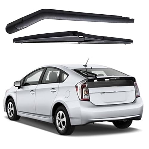 GHHVM Auto Heckscheibenwischer für Prius 2009-2015, Scheibenwischer Heckwischer-Set Heckscheibenwischerblatt Heckwischerarm Ersatz von GHHVM