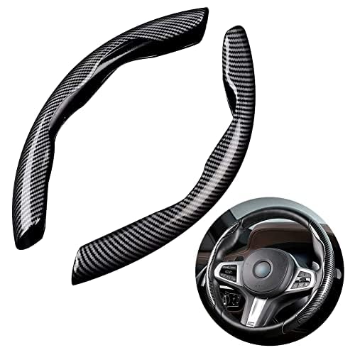 GHHVM Segmentierter Lenkradbezug für Porsche Cayenne Turbo 955 957 958 Coupe PO536, Anti Rutsch Atmungsaktiv Auto Lenkradschutz, Auto Innenraum Zubehör von GHHVM