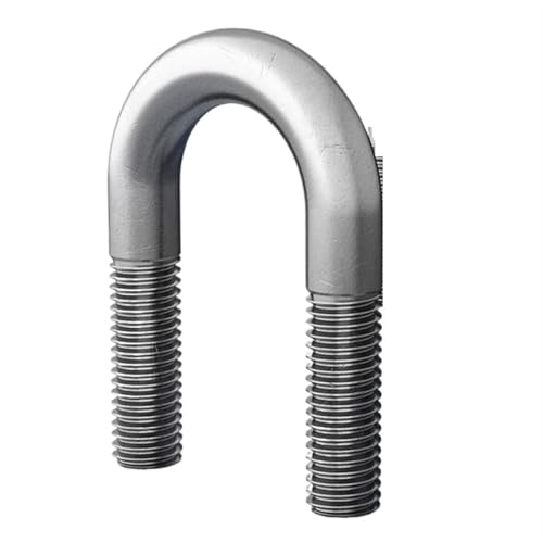 Bügelschelle 1 Stück 304 Edelstahlklemme U-Bolzen M6 M8 M10 M12 U-förmige Schraube Schnallenschraube Rohrschelle(M12 x 328mm) von GHHZML