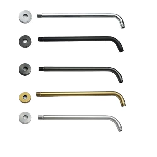 Duschkopf VerläNgerung 20/30/40 CM Edelstahl Duschkopf Verlängerungsarm Oben Deckenmontierte Wandmontage Rohr Regenduschkopf Arm for Badezimmer(Grey Top Mount) von GHHZML