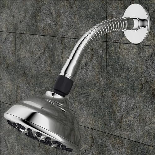 Duschkopf VerläNgerung Verstellbarer Dusch-Verlängerungsarm, verstellbarer Duschkopf-Verlängerungsarm mit drehbarem, schwenkbarem Duschkopf-Arm for Badezimmer von GHHZML